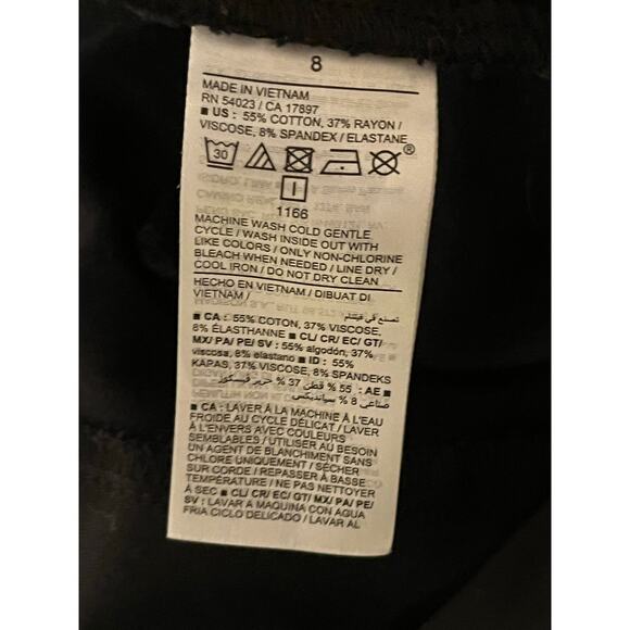 Old Navy Pixie Skinny Pants Women’s Size 8 Black Classic Stretch Office Career - Picture 5 of 6